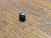 M3X3 alloy steel black oxid set screw sharp 尖尾止付螺絲